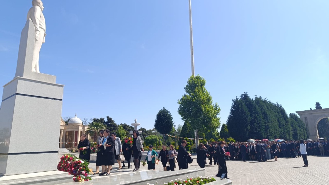 Goranboyda Heydər Əliyevin 103-cü ildönümü ilə bağlı ümumrayon tədbiri keçirilib - FOTOLAR